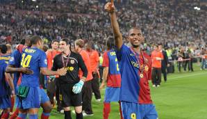 Eto’o schoss für Barca 130 Tore in 199 Spielen, gewann mit den Katalanen 2-mal die Champions League. Als er mit Barca 2007/08 erneut gegen Schalke im CL-Viertelfinale spielte, sagte er bei SPOX und Goal, dass er gar nichts über Schalke wisse.