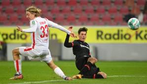 In der Hinrunde gewann Bayer Leverkusen gegen den 1. FC Köln klar mit 4:0.