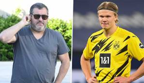 Haaland-Berater Mino Raiola hat auf Medienberichte reagiert.