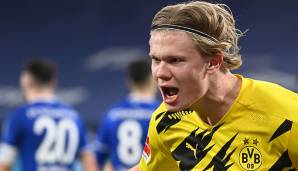 Platz 4: ERLING HAALAND (Borussia Dortmund) - 16 Auswärtstore in der Saison 2020/21