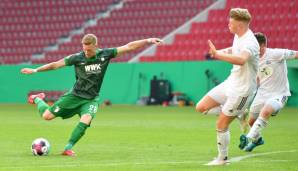Platz 1 - Andre Hahn (FC Augsburg): 3 Tore durch einen Konter