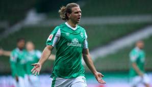 SV Werder Bremen (Platz 16): Niclas Füllkrug (im Bild), Kevin Möhwald und Joshua Sargent mit 5 Toren
