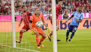 Saison 2017/18: Niklas Süle (FC Bayern München) beim 3:1 gegen Bayer Leverkusen am 18. August 2017.