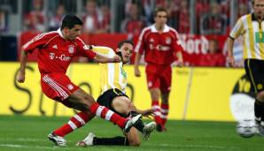 Saison 2006/07: Roy Makaay (FC Bayern München) beim 2:0 gegen Borussia Dortmund am 11. August 2006.