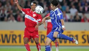 Saison 2007/08: Levan Kobiashvili (FC Schalke 04) beim 2:2 gegen den VfB Stuttgart am 10. August 2007.
