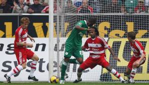 Grafite schoss gegen den FC Bayern das 5:1 per Hacke.