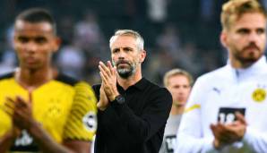 Trainer Marco Rose von Borussia Dortmund ist bei seiner Rückkehr an die alte Wirkungsstätte von Fans von Borussia Mönchengladbach mit Pfiffen und kritischen Spruchbändern bedacht worden.