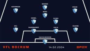 Mit dieser Startelf sorgte der VfL Bochum für die faustdicke Überraschung.