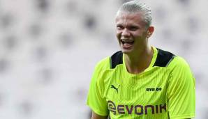 Platz 12: Erling Haaland in der Saison 2021/22 (Borussia Dortmund) - 35,94 km/h