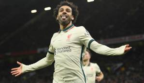 MOHAMED SALAH - 4 Saisons mit mindestens 20 Toren (Premier League: 2017/18, 2018/19, 2020/21 und 2021/22 mit FC Liverpool)