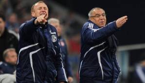 Seppo Eichkorn an der Seite von Felix Magath bei Schalke.