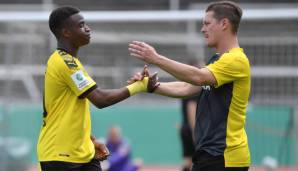 Zwei Jahre spielte Youssoufa Moukoko in der U17 des BVB unter Sebastian Geppert.