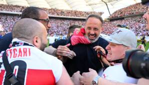 2020 hatte der 44-jährige Italo-Amerikaner den VfB zurück in die Bundesliga geführt und ihn dann mit Rang neun und 15 im Oberhaus gehalten. Das Saisonfinale gegen Köln wird für immer unvergessen bleiben.