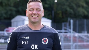 Georg Koch 2022 als Torwarttrainer bei Viktoria Köln.