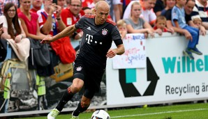 Arjen Robben verletzte sich im Test gegen Lippstadt