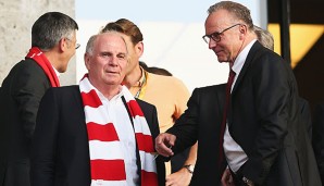 Uli Hoeneß ist schon wieder ein Mann der großen Worte beim FC Bayern