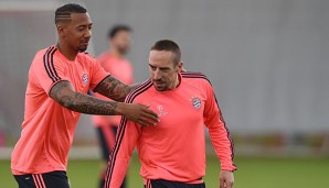 Jerome Boateng und Frank Ribery sind zurück im Mannschaftstraining des FC Bayern München