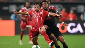 Juan Bernat vom FC Bayern München zog sich beim ICC eine Verletzung zu