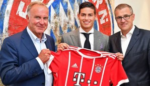 Neu beim FC Bayern: James Rodriguez
