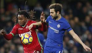 Renato Sanches im Zweikampf in einem Spiel der Premier League