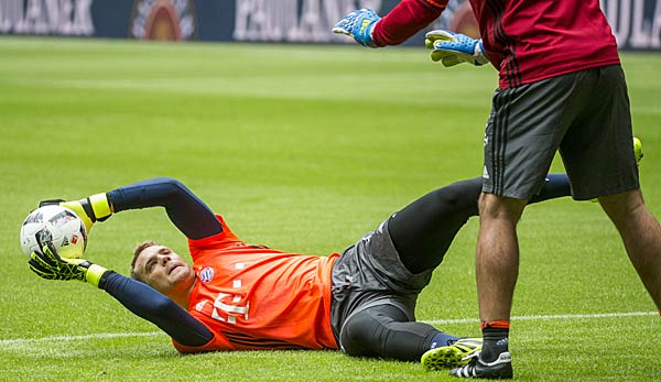 Manuel Neuer kann wieder in Teilen mit der Mannschaft trainieren.