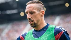 Franck Ribery zog sich im Training des FC Bayern eine Kopfverletzung zu.