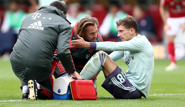 Gegen Mainz 05 verletzte sich Goretzka ohne Fremdeinwirkung.