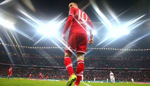 Macht nach zehn Jahren Schluss beim FC Bayern: Routinier Arjen Robben.