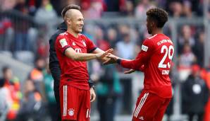 Arjen Robben: Erstmals seit Ende November wieder für die Bayern auf dem Platz. Wurde mit stehenden Ovationen empfangen und bis zum Schluss besungen. Note: Ohne Bewertung.