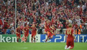19. Mai 2012: Neben der CL-Finalpleite gegen Manchester United 1999 wohl das größte Trauma für alle Bayern-Fans - das enorm leichtfertig vergeigte "Finale dahoam" gegen Chelsea. Sieben Minuten vor Schluss traf Müller zum vermeintlichen Siegtor.