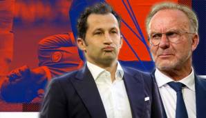 Stehen nach der Verletzung von Leroy Sane wieder am Anfang der Transferplanungen: Bayerns Sportdirektor Hasan Salihamidzic und Vorstandsboss Karl-Heinz Rummenigge.