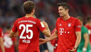Der eine lobte, der andere war genervt: Die Reaktionen von Thomas Müller und Robert Lewandowski auf den Coutinho-Deal waren unterschiedlich.
