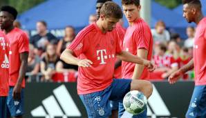 Thomas Müller und der FC Bayern befinden sich im Trainingslager am Tegernsee.
