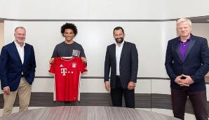 Leroy Sane spielt ab der kommenden Saison für den FC Bayern München. Der Flügelspieler wird dort mit der Nummer zehn auflaufen und reiht sich damit in eine Riege von Superstars ein. Alle Bayern-Zehner im Überblick.