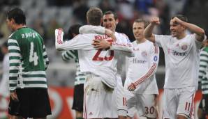 Platz 7 - Champions League, Achtelfinal-Rückspiel (10.03.2009): FC Bayern - Sporting Lissabon 7:1.