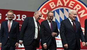 Stellen sich bei der Jhareshauptversammlung des FC Bayern München erneut den Mitgliedern: Uli Hoeneß und Karl-Heinz Rummenigge.