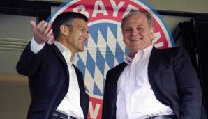 Der Klub-Patron und sein Nachfolger: Herbert Hainer beerbt Uli Hoeneß als Präsident des FC Bayern.