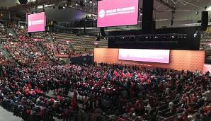 Ort des Geschehens: DIe Olympiahalle in München ist Austragungsort der Jahreshauptversammlung des FC BAyern München 2019.