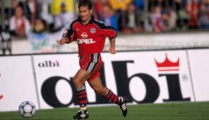 MICHAEL WIESINGER (Meister 2000, 2001): Der Niederbayer kam über den 1. FC Nürnberg 1999 zum FC Bayern. Erzielte in 19 Spielen sogar ein Tor für die Münchner. 2001 zog er zu den Sechzgern weiter und rettete zuletzt als Trainer Nürnberg vor dem Abstieg.