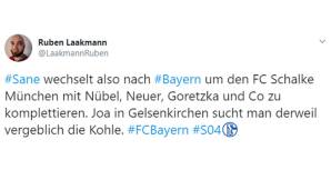 Leroy Sane, FC Bayern München, Bundesliga, Netzreaktionen