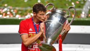 Benjamin Pavard gewann mit dem FC Bayern in Lissabon die Champions League.