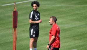 Hansi Flick hat hohe Erwartungen an Leroy Sane.