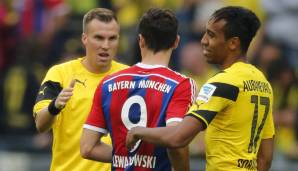 Robert Lewandowski (2014 ablösefrei von Borussia Dortmund): Gleich beim ersten Pflichtspiel ging es gegen seinen Ex-Klub. Den deutschen Supercup gegen Dortmund verlor Lewandowski mit dem FC Bayern 0:2.