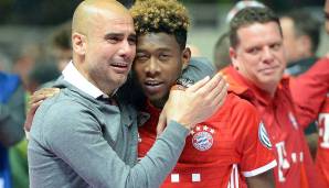 Bald schon wieder vereint? David Alaba und Manchester-City-Trainer Pep Guardiola pflegten schon beim FC Bayern eine gute Beziehung.