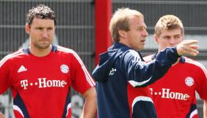 Mark van Bommel (l.) konnte dem Training von Jürgen Klinsmann nicht viel abgewinnen.
