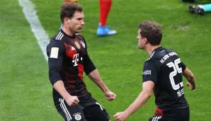 Leon Goretzka erzielte auf Vorarbeit von Thomas Müller das 1:0 gegen RB Leipzig.