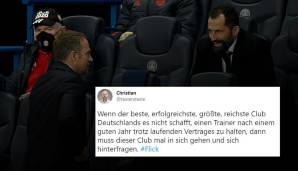 Hansi Flick, FC Bayern München, Netzreaktionen, Trainer, FCB, Bundesliga, Twitter