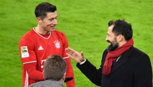 Robert Lewandowski ist wohl unzufrieden mit der Transferpolitik von Hasan Salihamidzic.