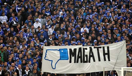 Felix Magath hat kaum noch Rückendeckung bei den Schalke-Anhängern