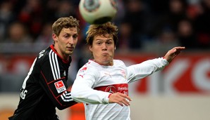 Stefan Kießling (l.) traf für Leverkusen zum zwischenzeitlichen Ausgleich